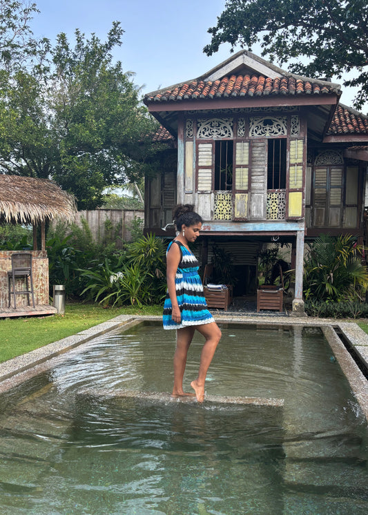 Sierra Handloom Mini Dress