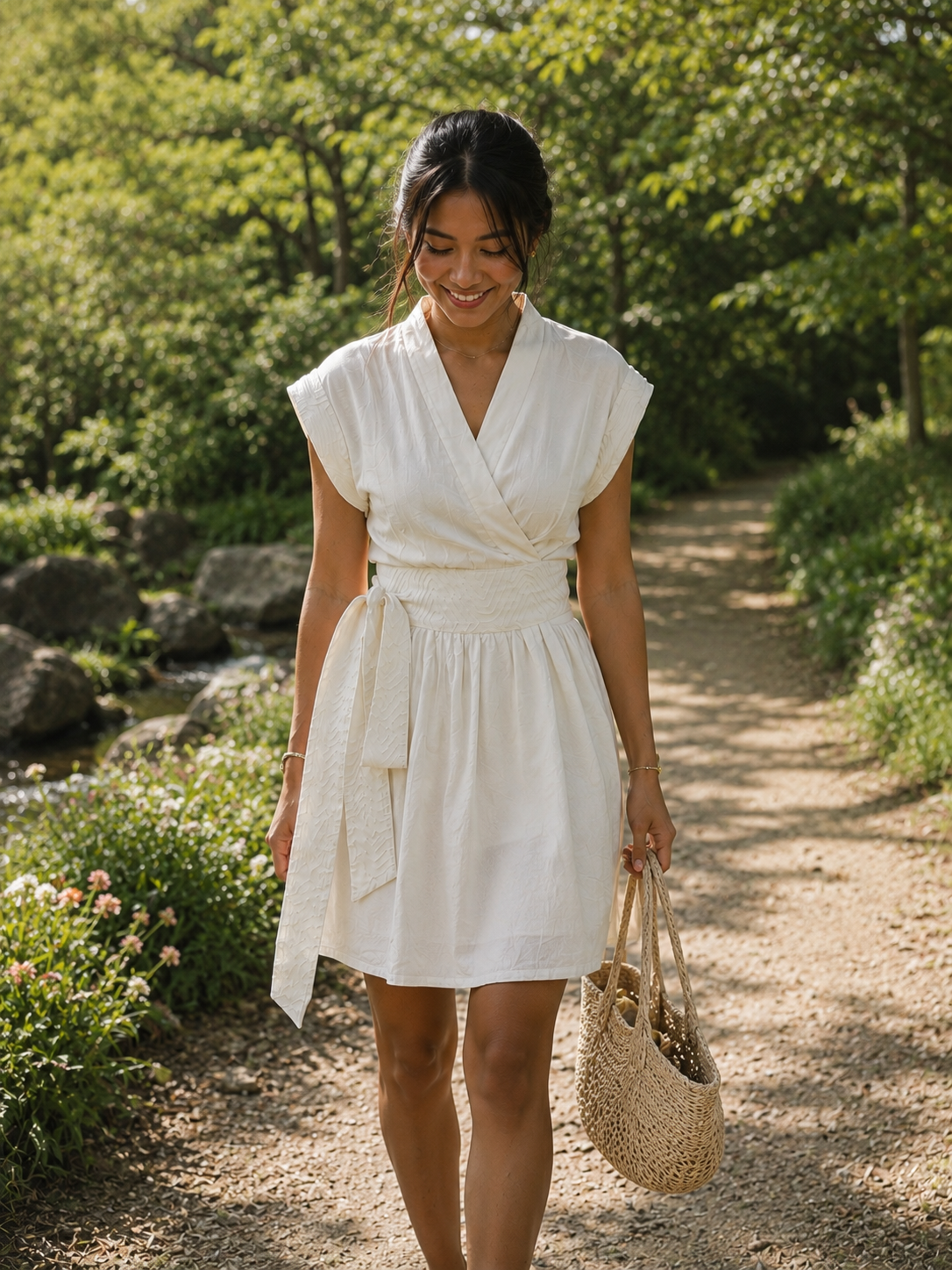 Mykonos Short Wrap Dress