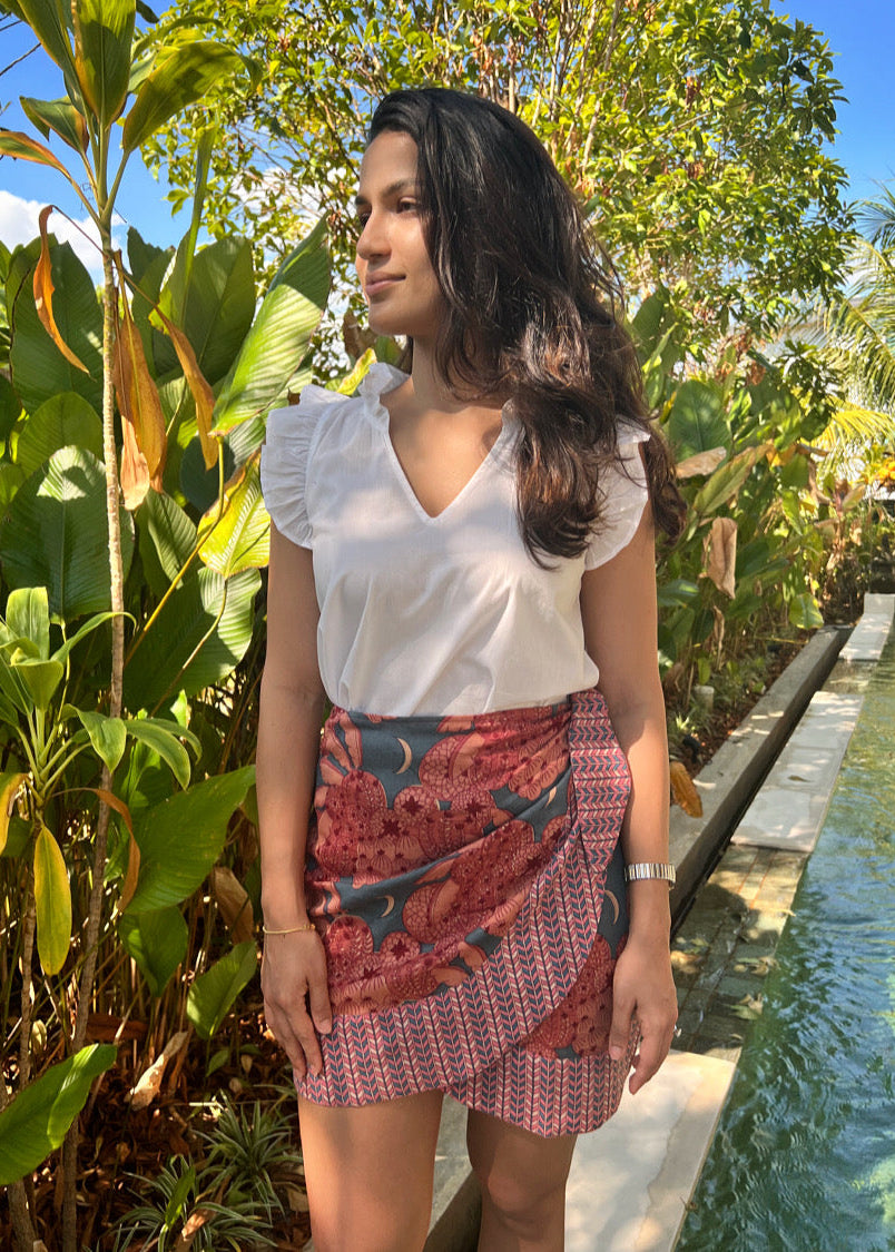 Siena Mini Wrap Skirt