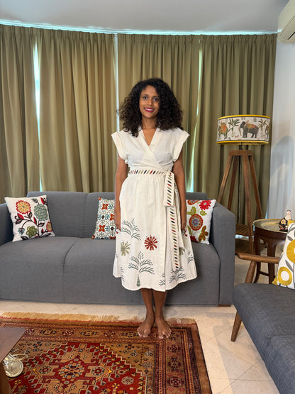 Palma Long Wrap Dress