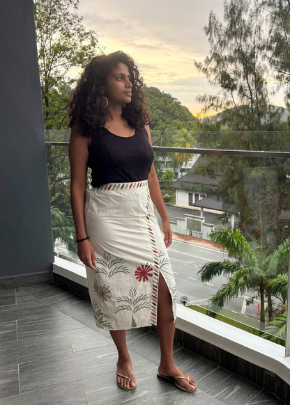 Dessert Palm Organic Midi Skirt