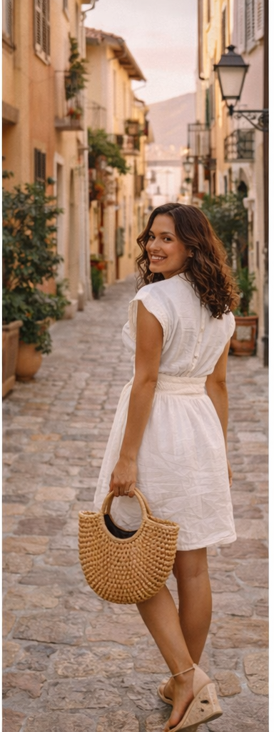Mykonos Short Wrap Dress