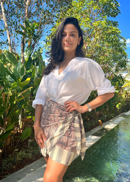 Marseille Embroidered Palm Top