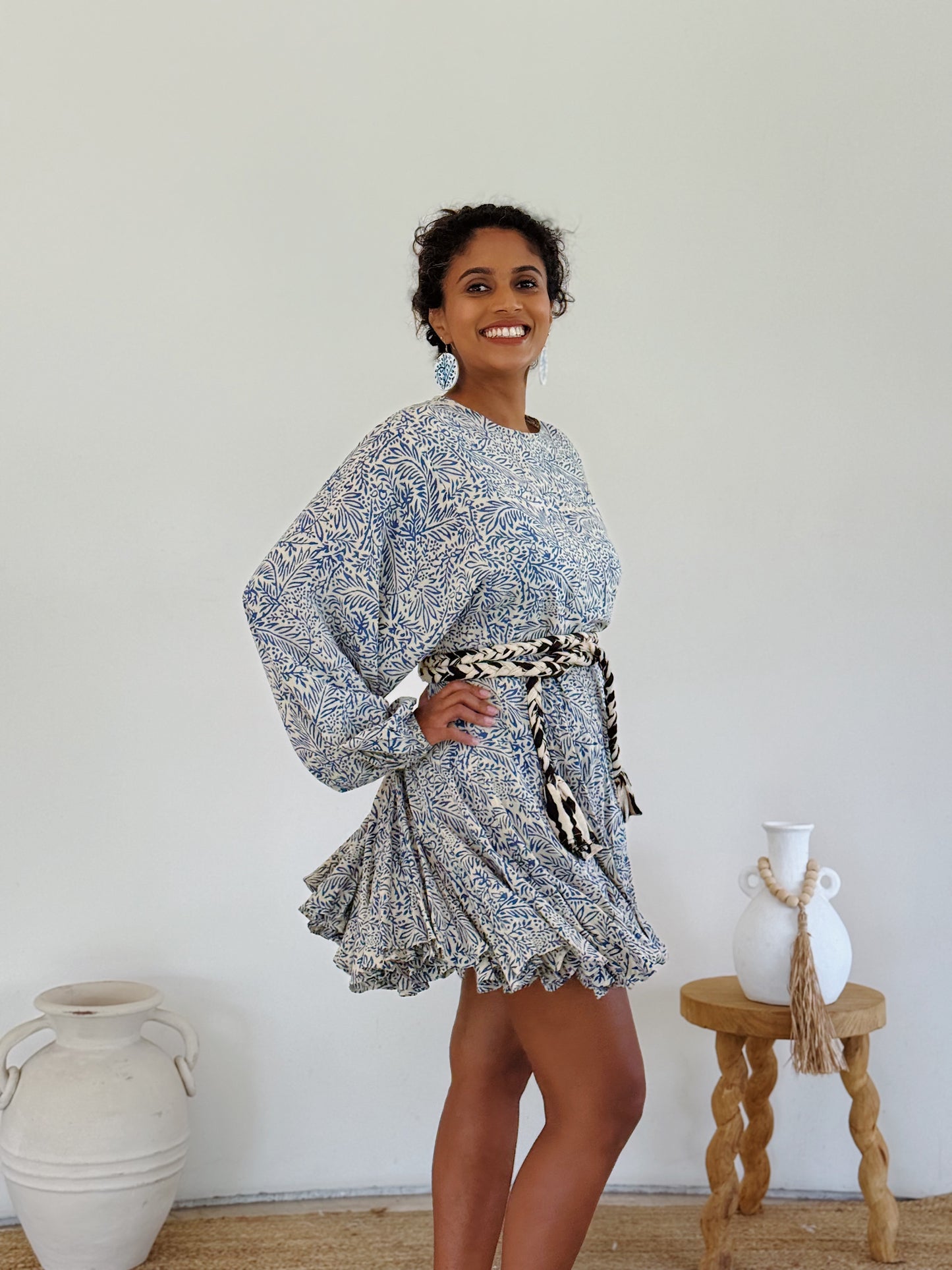Bali Ruffle Short Dress