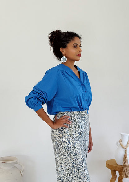 Marseille Embroidered Palm Top